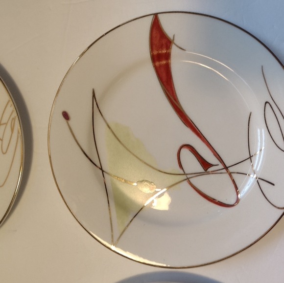 Pier 1 Martini appetizer or salad plates set of 4 - Picture 3 of 7